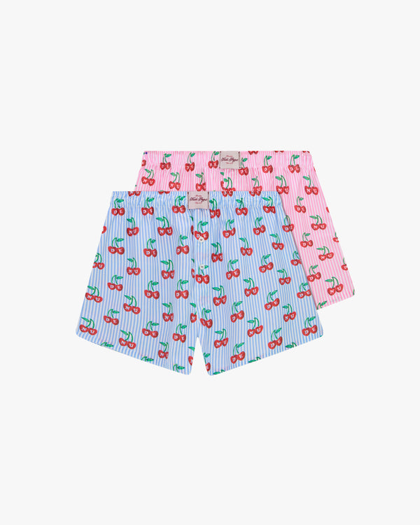 2X PACK BOXERS CHERRY