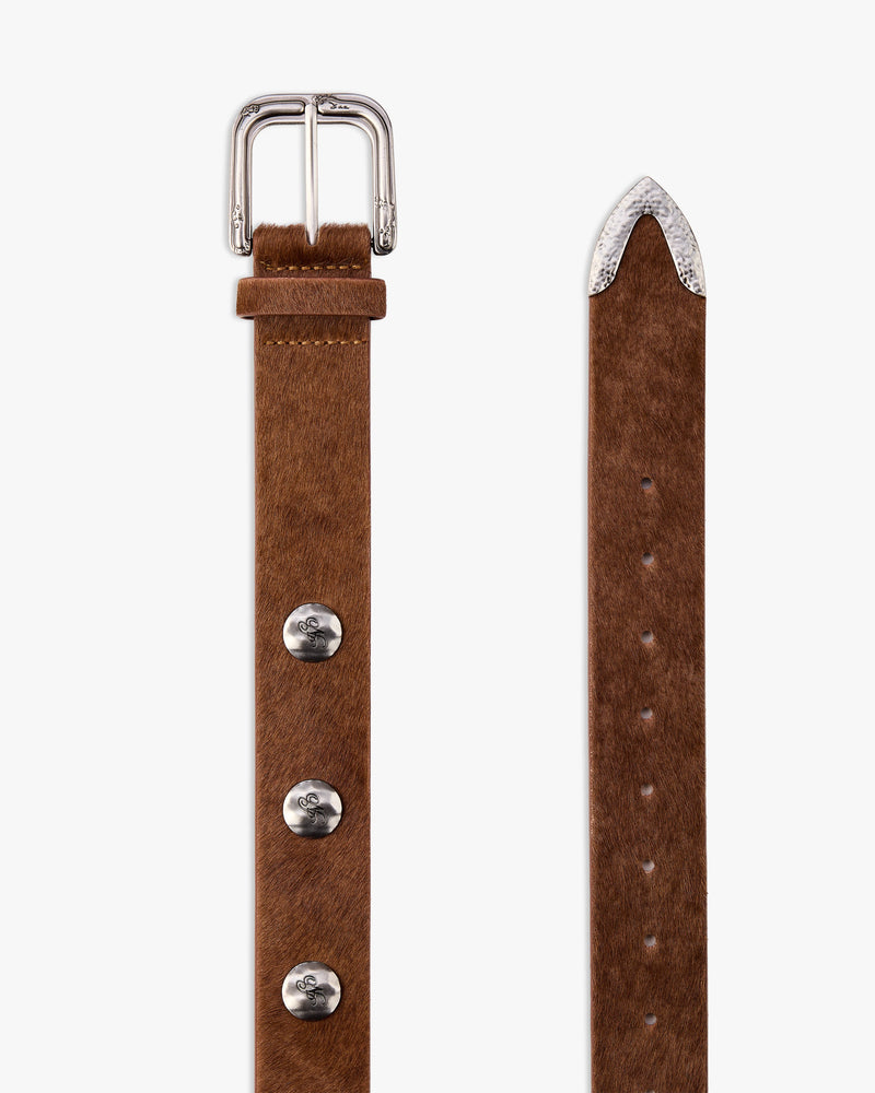 Pony Leather Belt