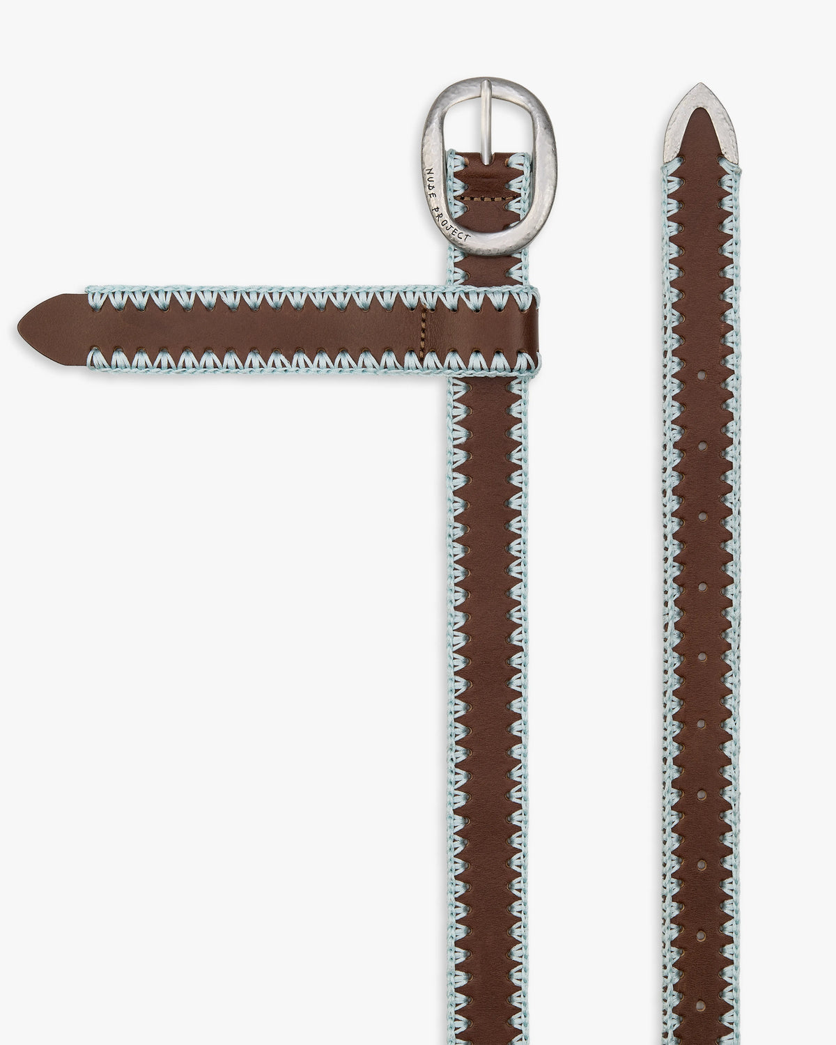 Stitched Genuine Leather Belt