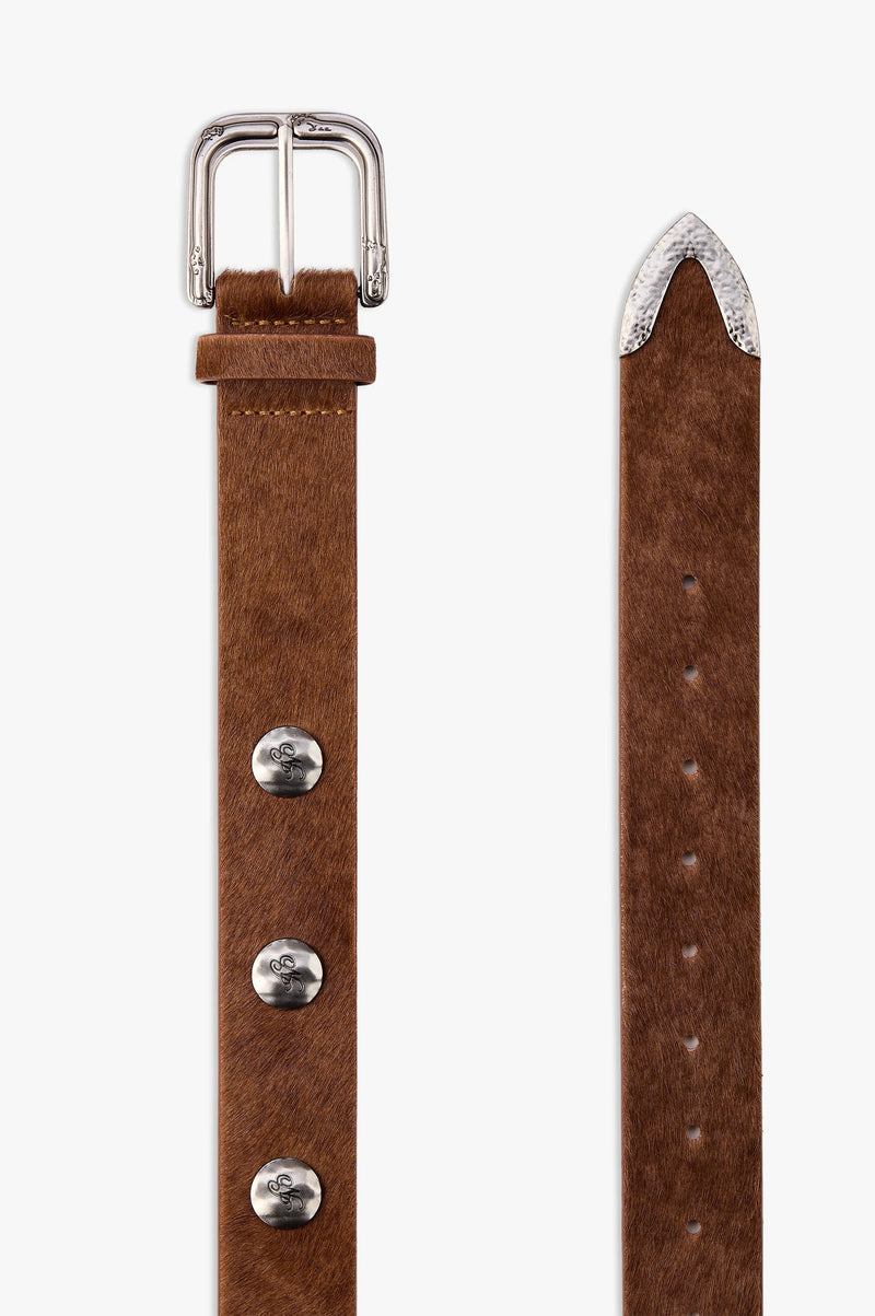 Pony Leather Belt
