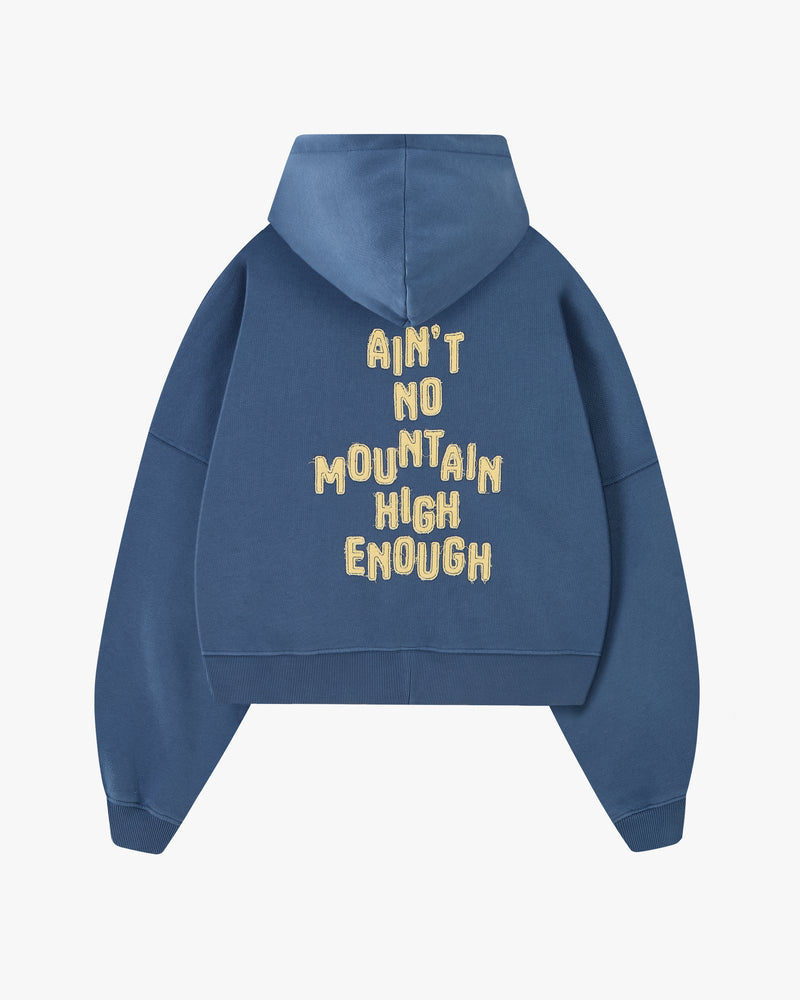 ANMHE Zip-Up Hoodie Blue