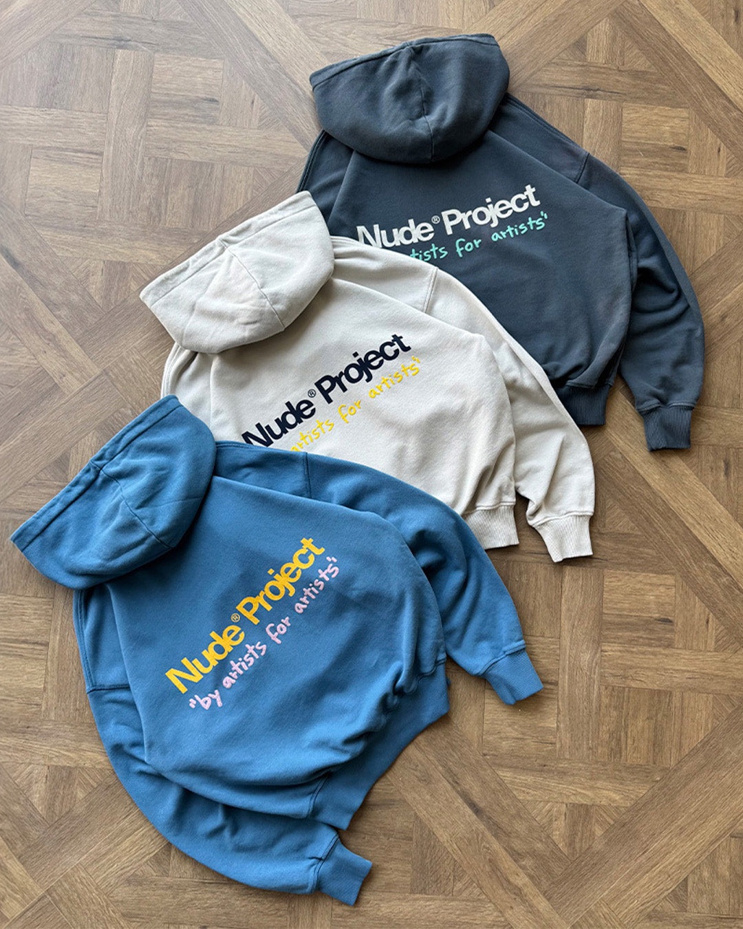 Cult Hoodie Washed Stone Blue