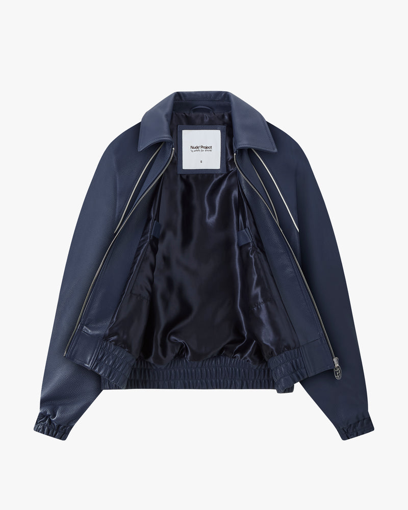 Iconic Logo Leather Jacket