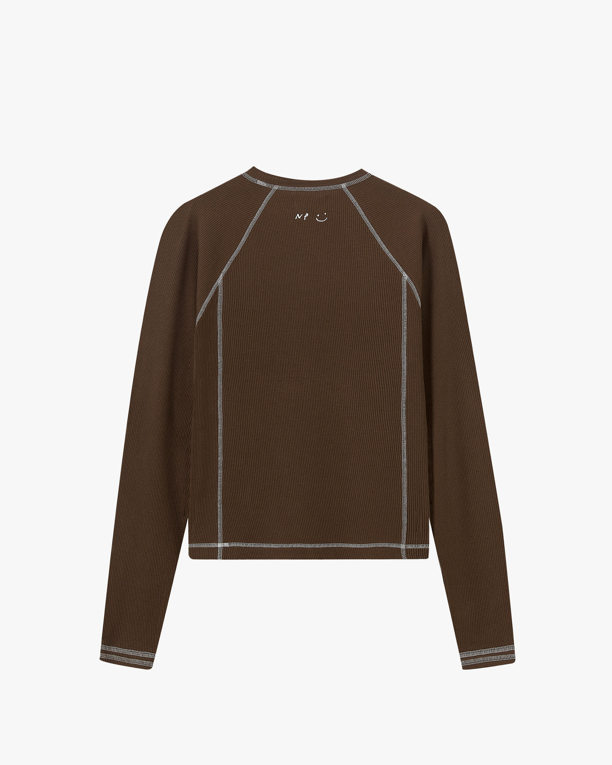 Waffle Long-Sleeve Tee 2 Pack Cocoa/Navy