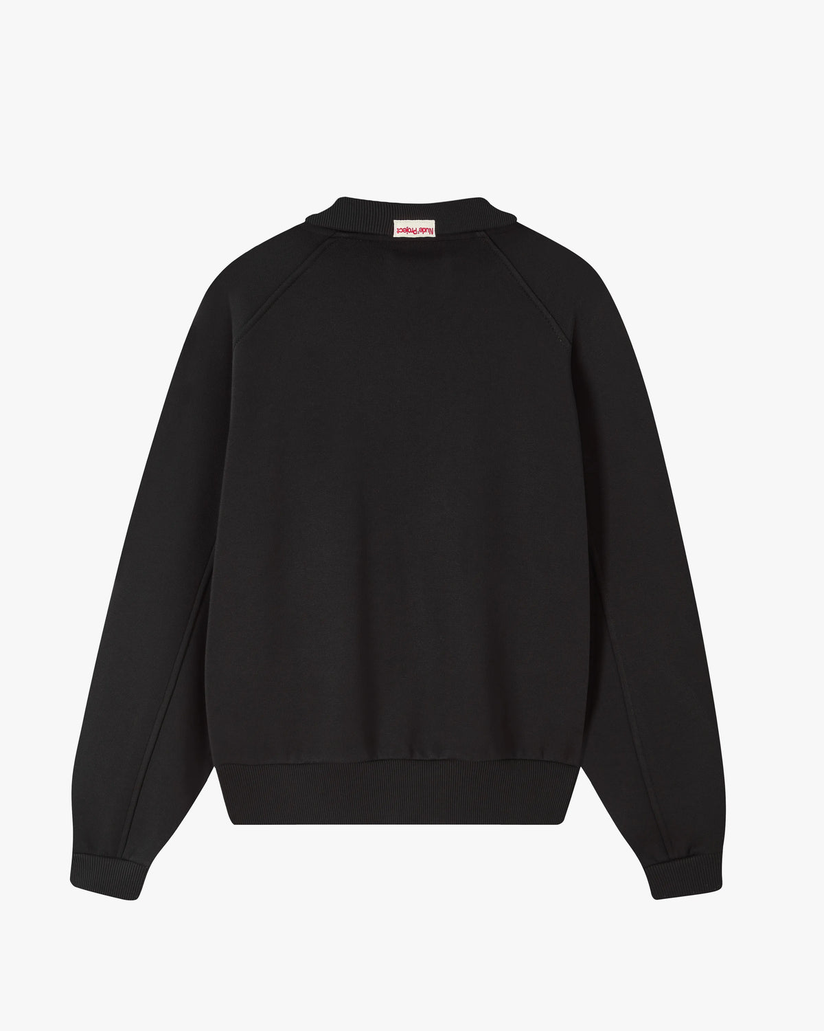 Basic Cherry Quarter-Zip Black