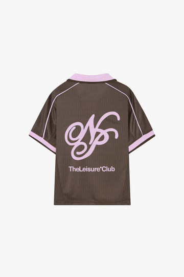 Basic Football Tee Brown