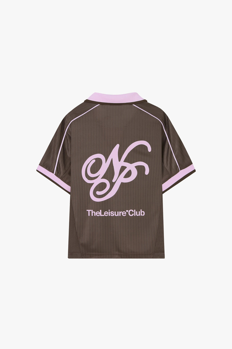 Basic Football Tee Brown