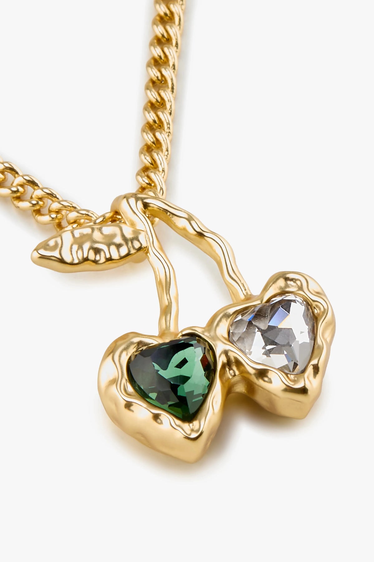 Cherry Necklace Gold