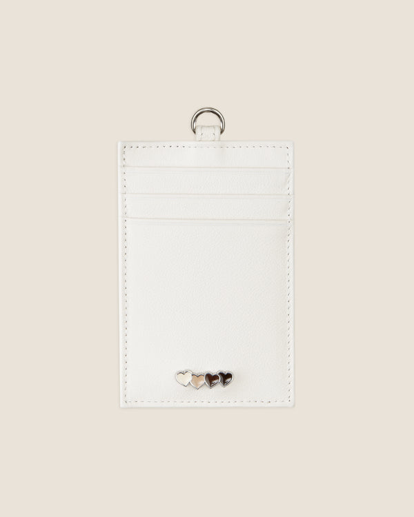 CARDHOLDER LEATHER OFF-WHITE