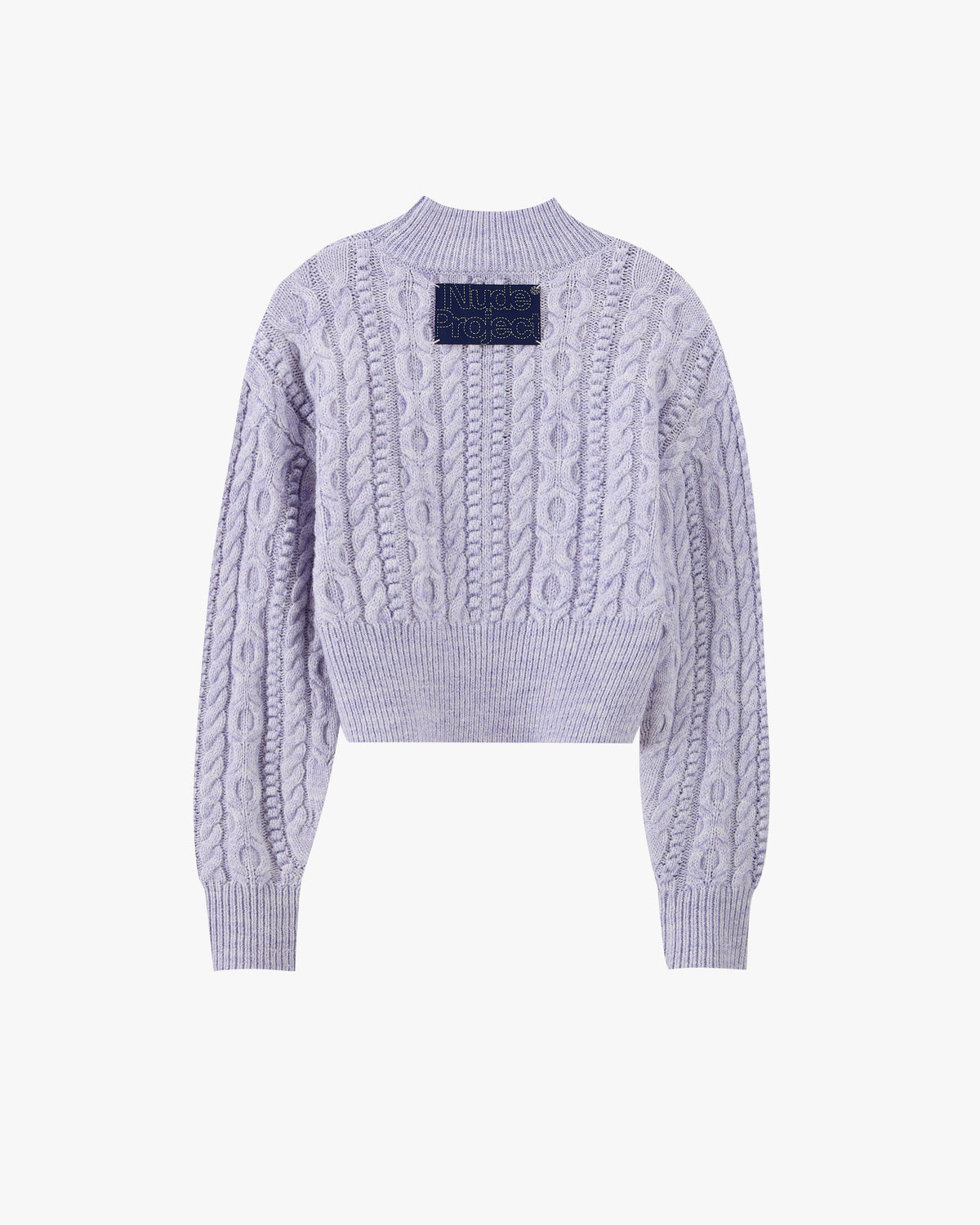 Osa Cable Knit Sweater Lilac
