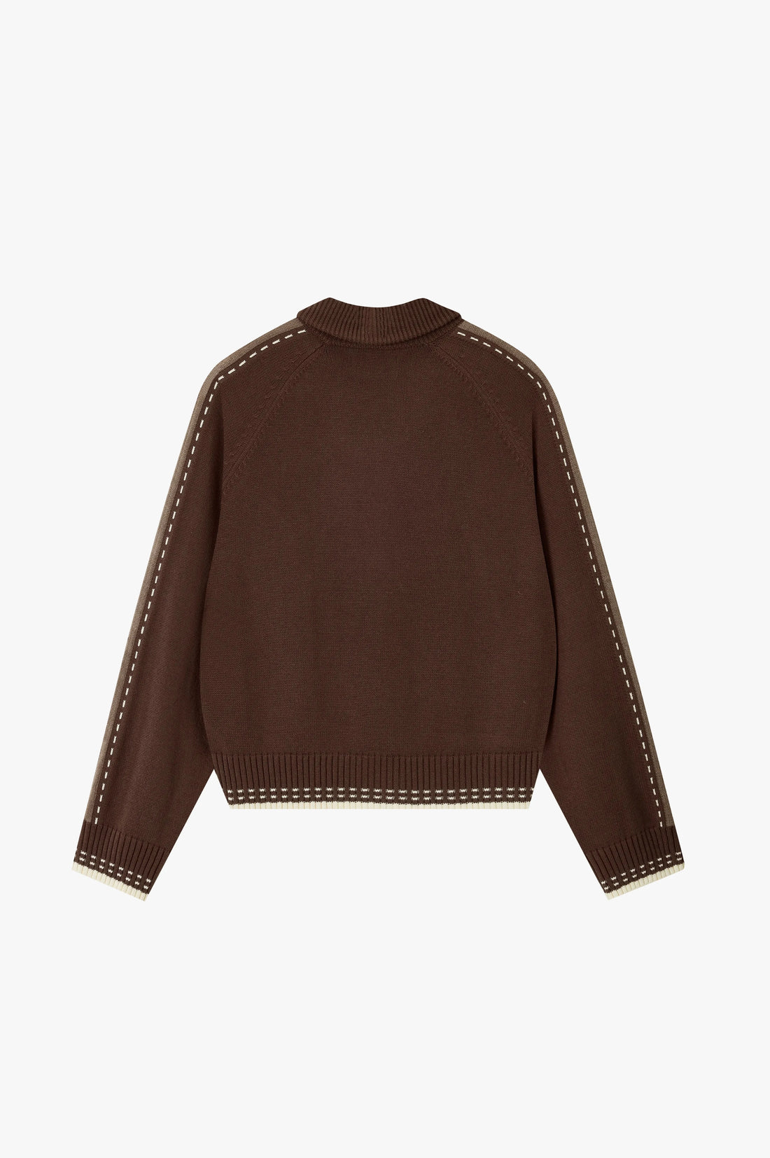 Work Trip Zip-Up Knit Cardigan