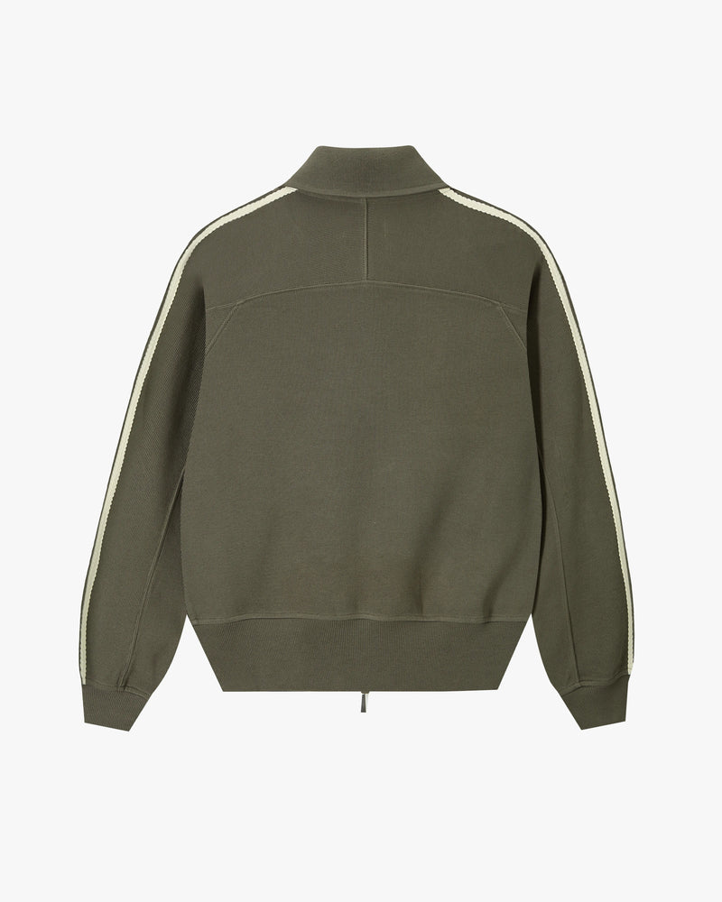 Ying Yang Zip-Up Green