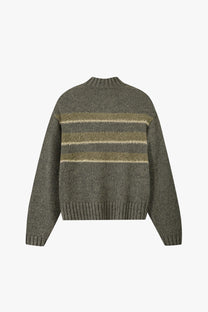 Soho Quarter-Zip Knit Sweater