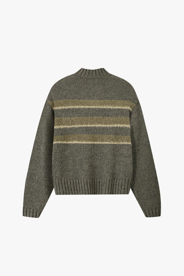 Soho Quarter-Zip Knit Sweater