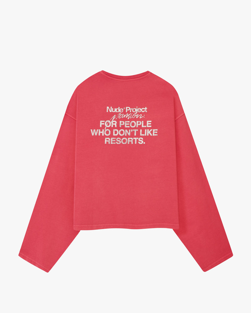 Kisses Long-Sleeve Tee Red