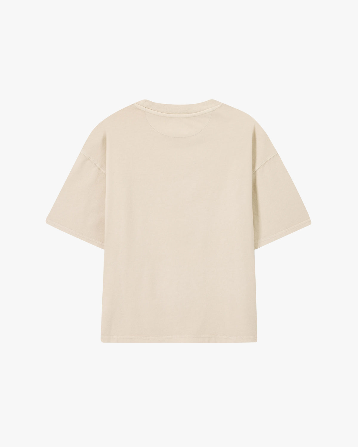 Box Logo Tee Beige
