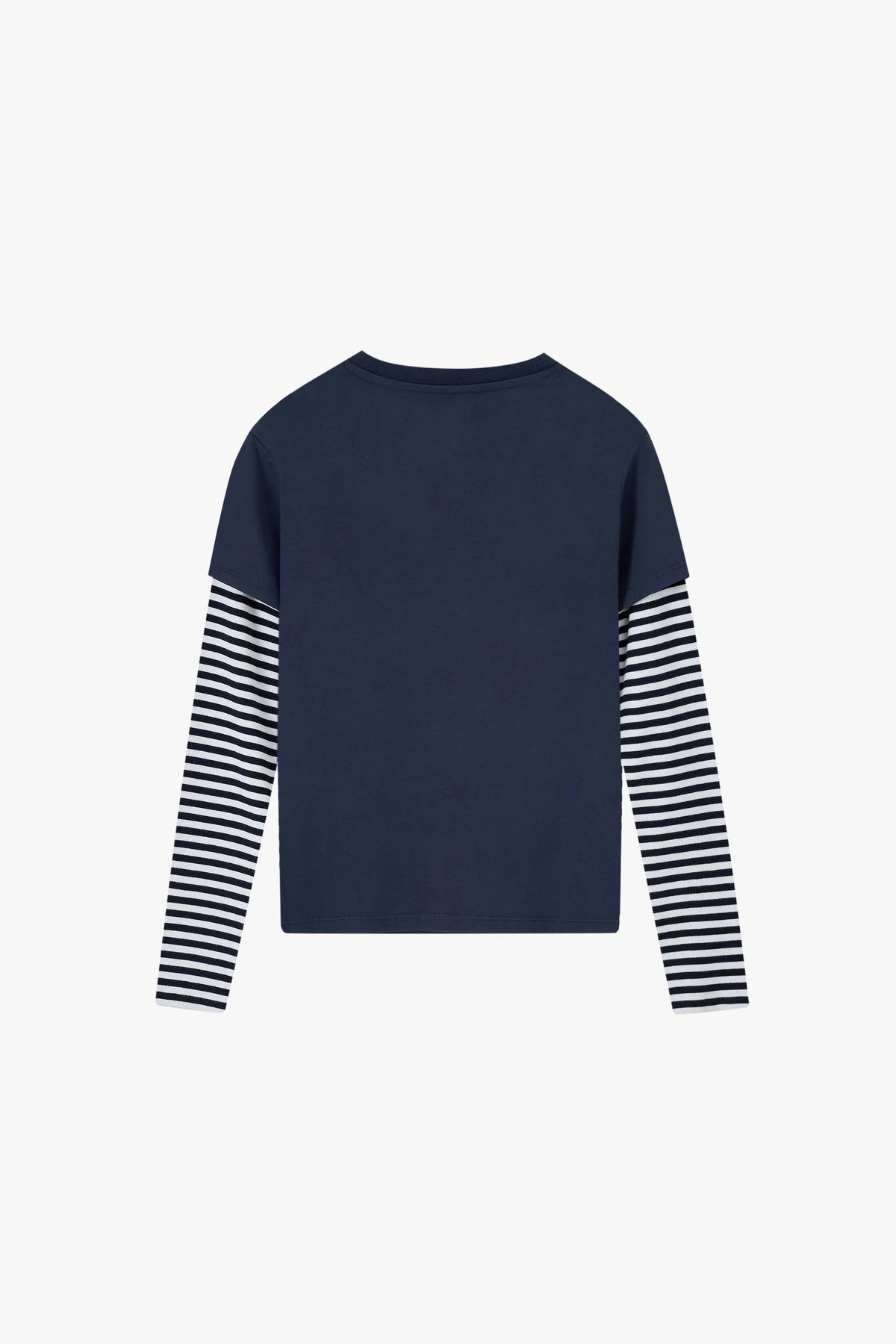 Britpop Double-Layer Long-Sleeve Tee