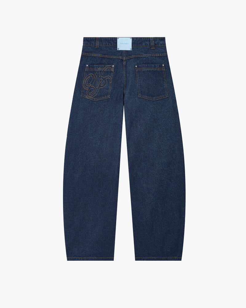 Barrel Jeans Raw Indigo