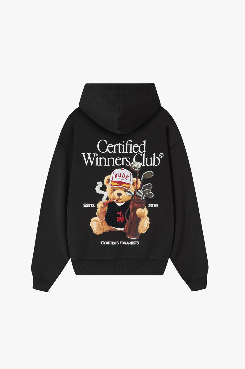 Winner Hoodie Black