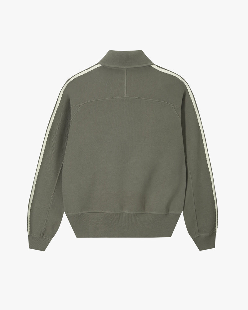 Ying Yang Zip-Up Green