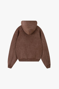 Solid Hoodie Brown