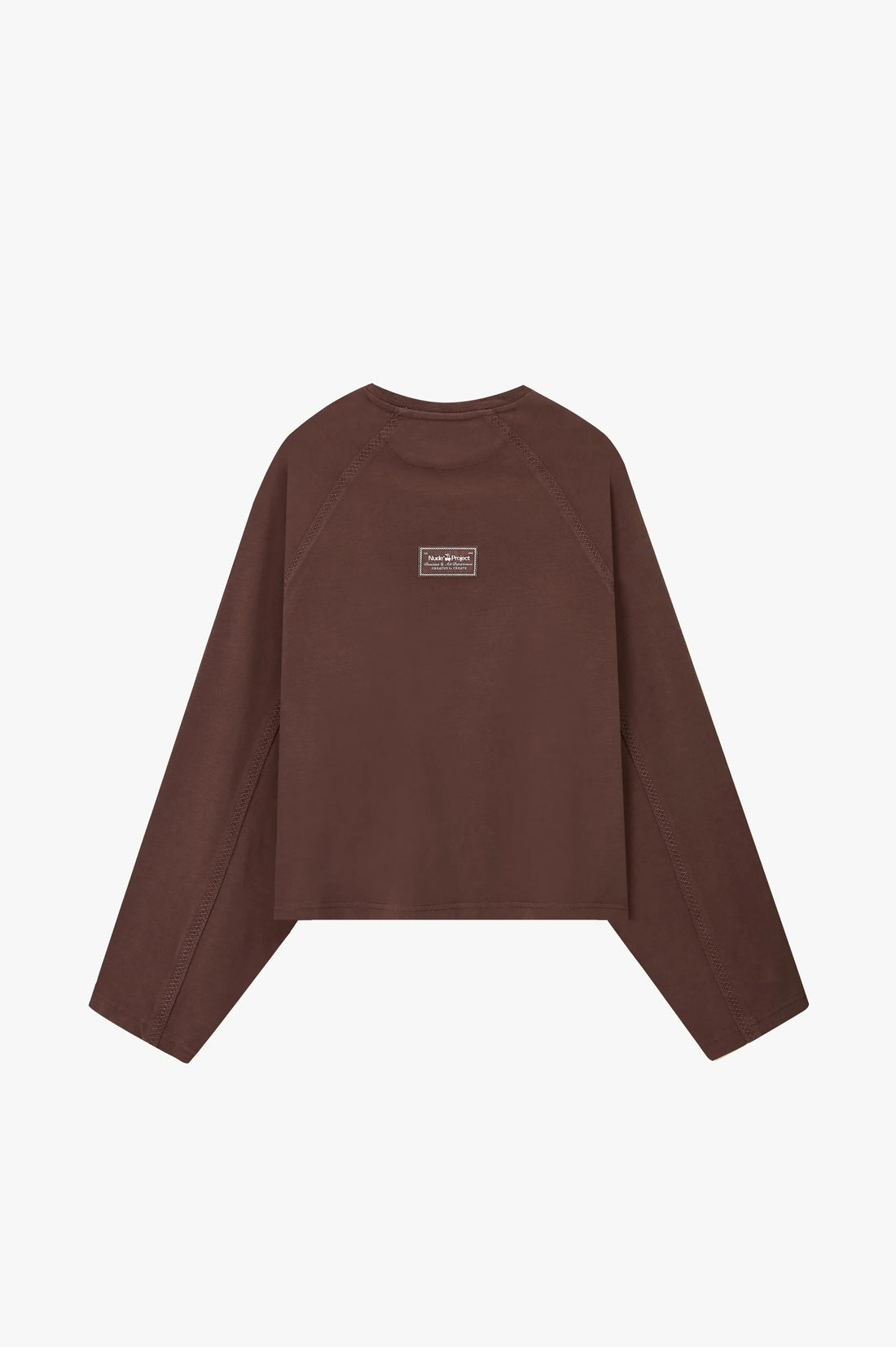 Basic Long-Sleeve Tee Brown