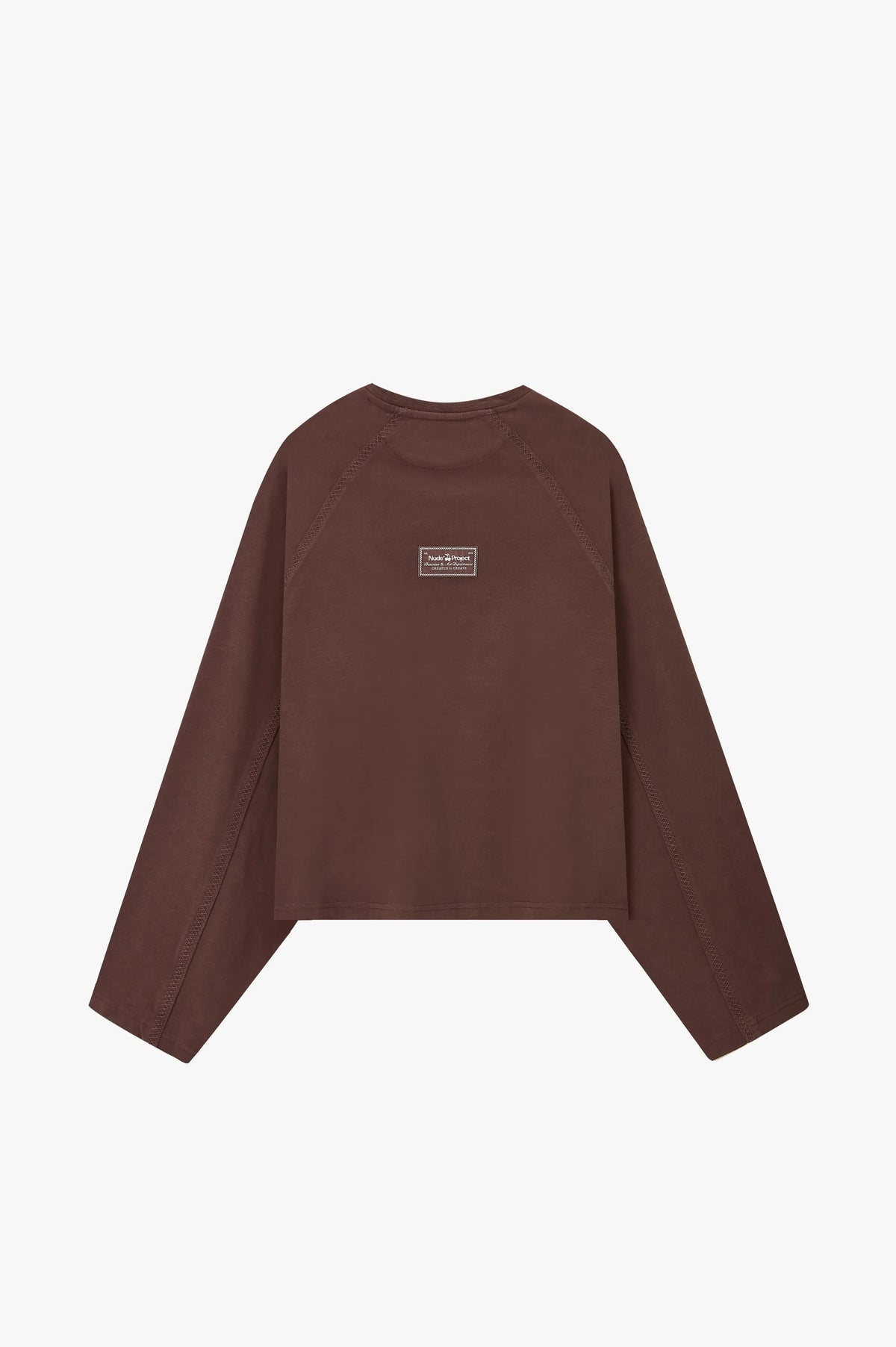 Basic Long-Sleeve Tee Brown