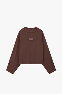 Basic Long-Sleeve Tee Brown