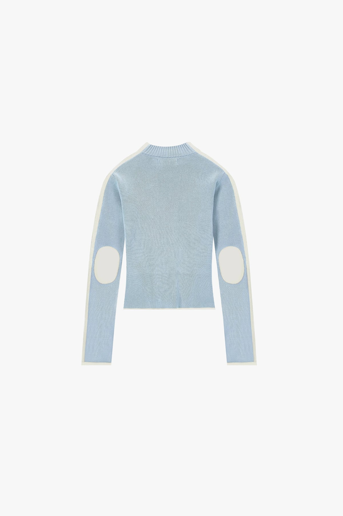 Cherries Full-Zip Knit Light Blue