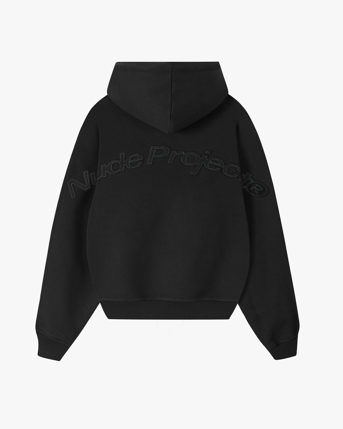 Marble Hoodie Black