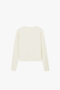 Basic Long-Sleeve Tee White