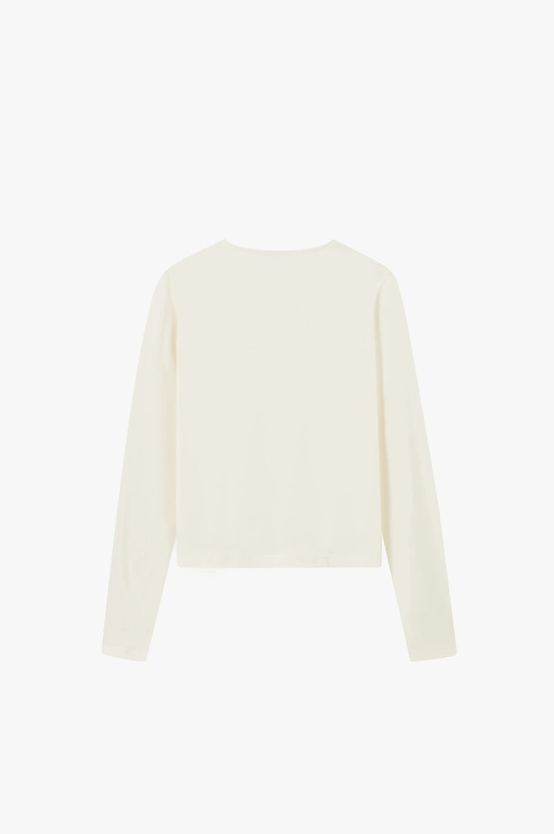 Basic Long-Sleeve Tee White