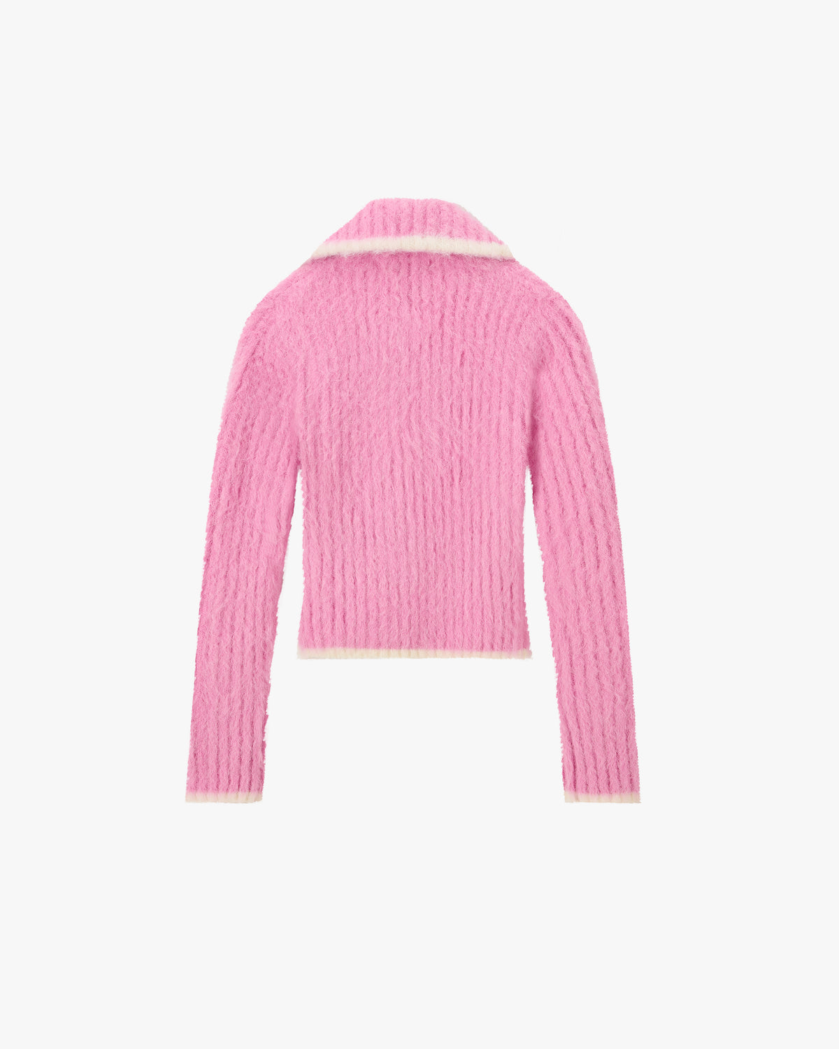 Mansion Zip-Up Knit Pink
