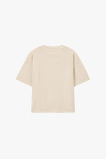 Box Logo Tee Beige