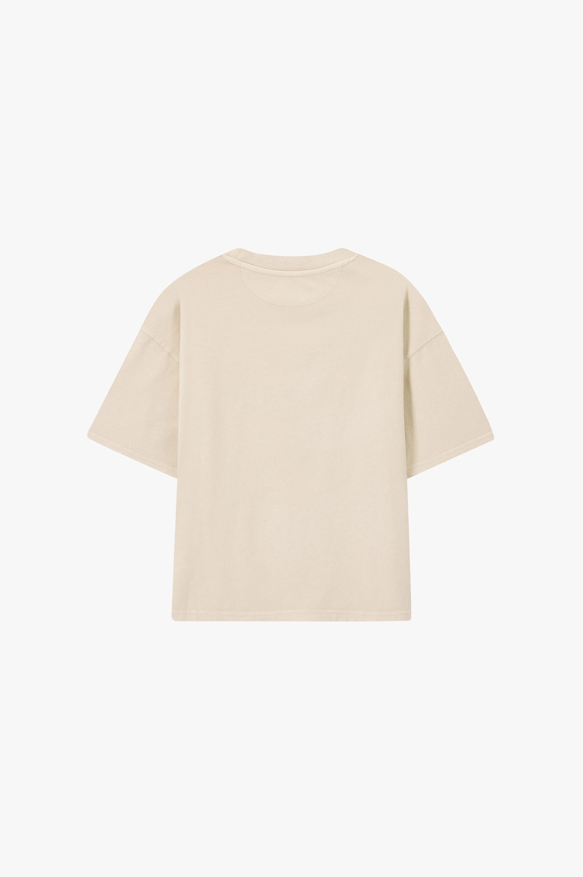 Box Logo Tee Beige