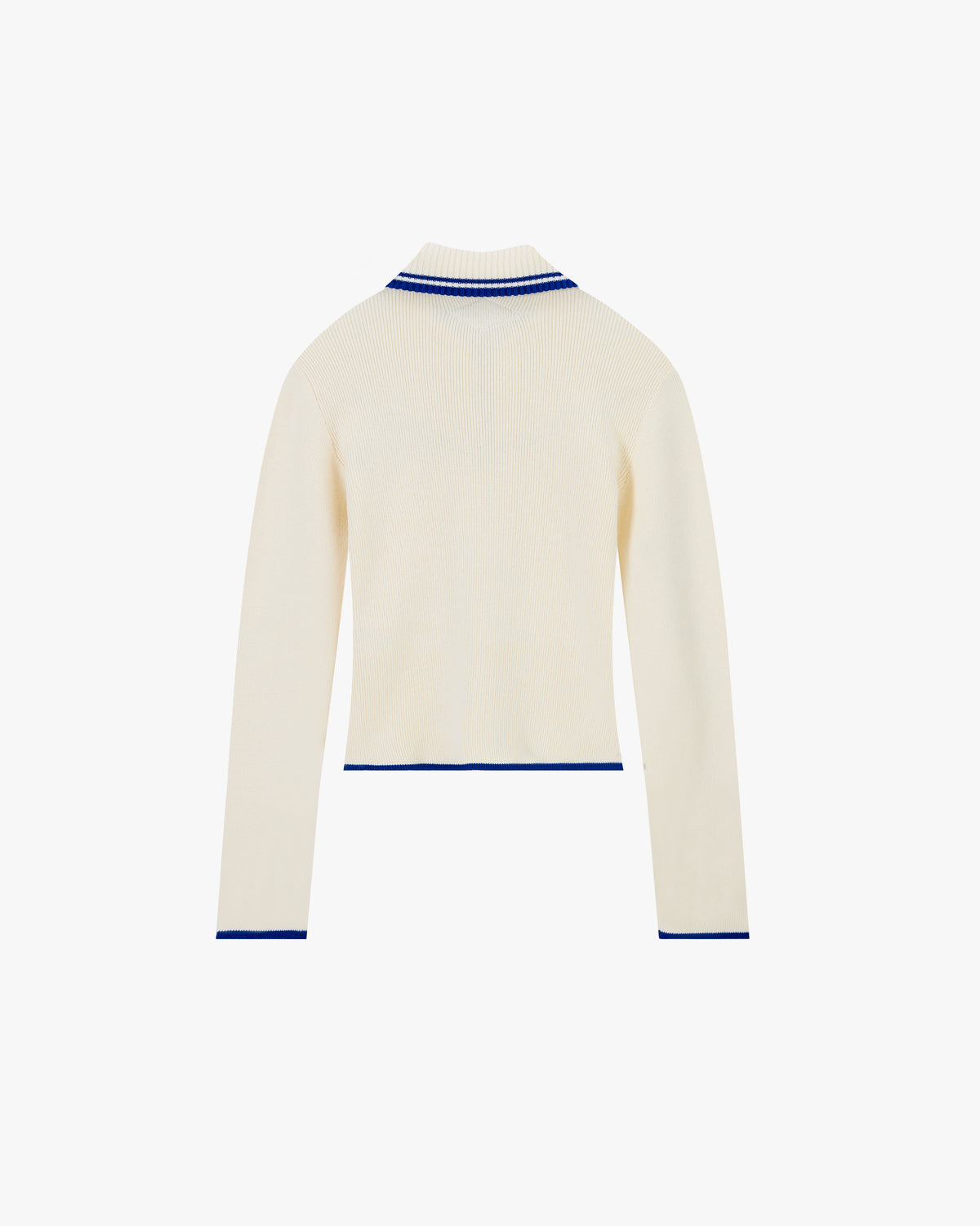 Kiddo Full-Zip Knit Ecru