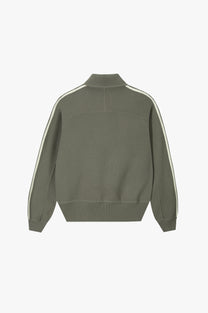 Ying Yang Zip-Up Green