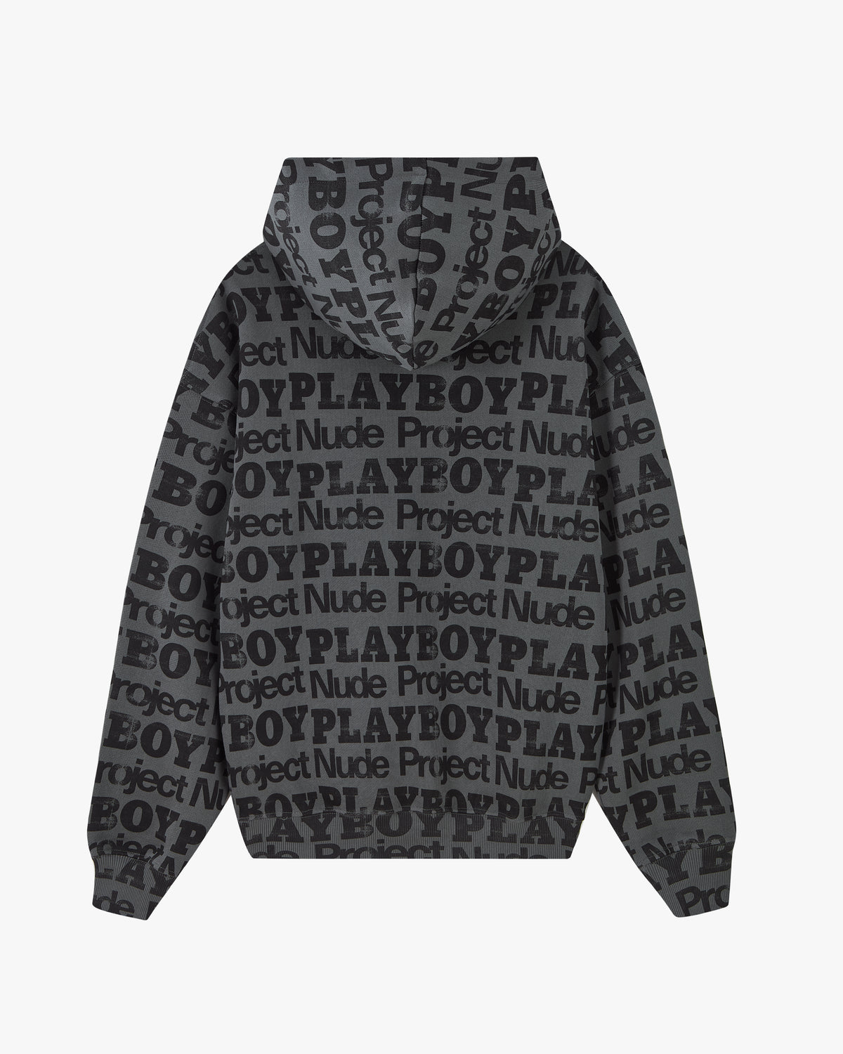 Playboy Print Hoodie Ash