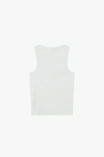 Mon Amour Tank Top White