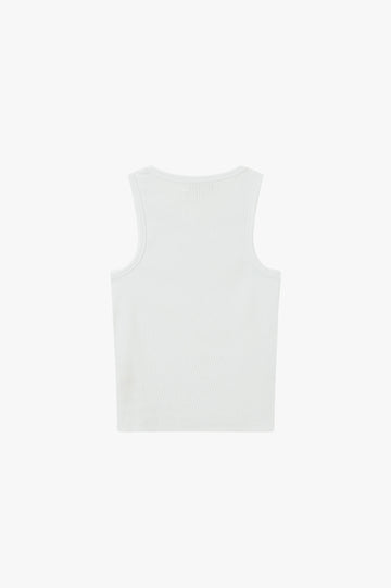 Mon Amour Tank Top White
