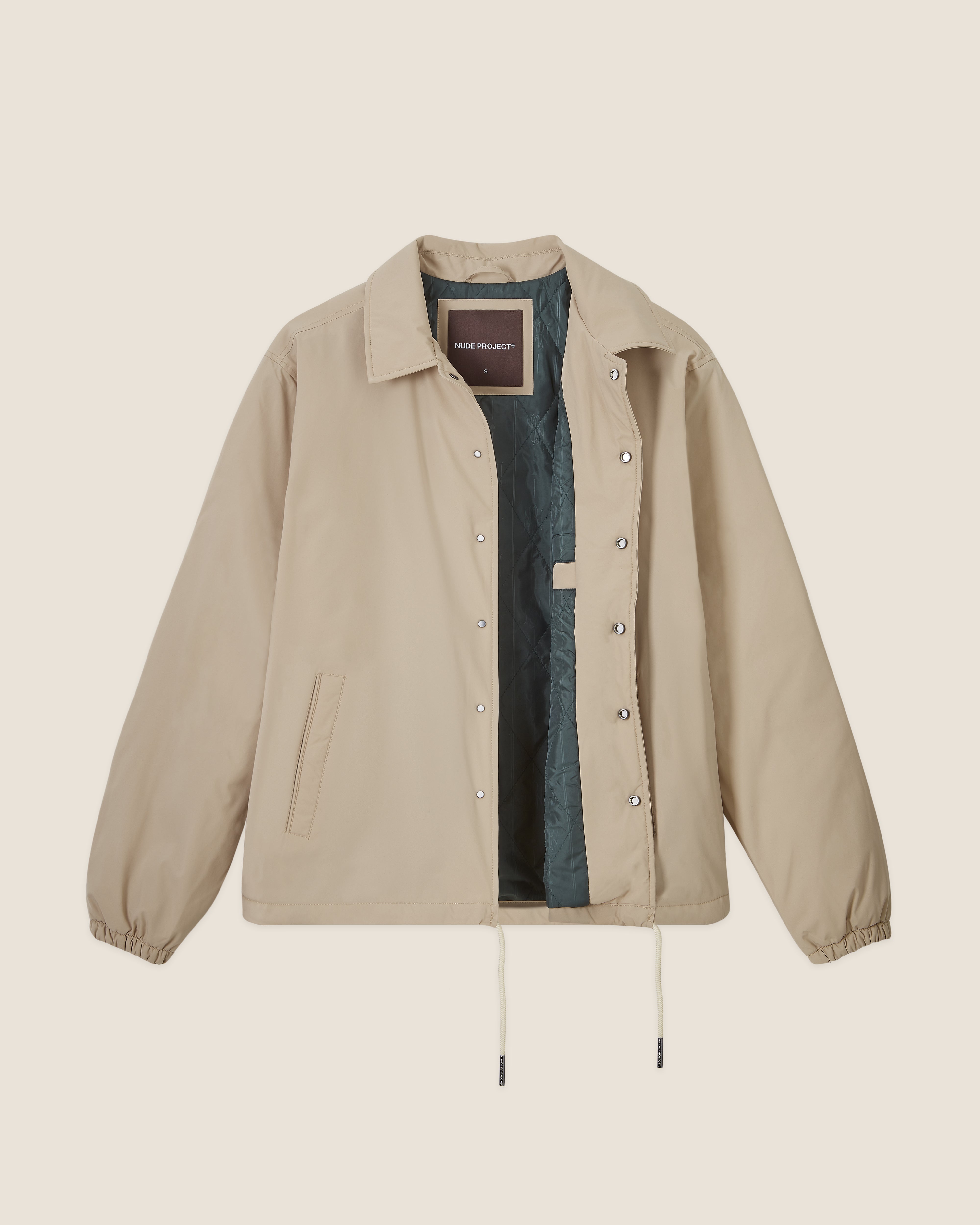 NUDE COACH JACKET BEIGE – NUDE PROJECT