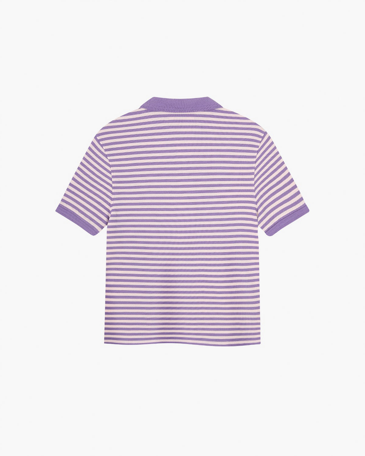 Apple Crew Stripes Polo Purple