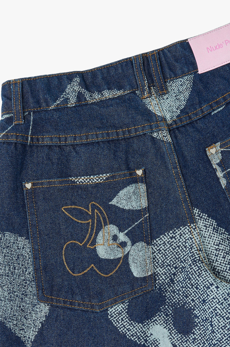 Cherry Old Baggy Woman Jeans