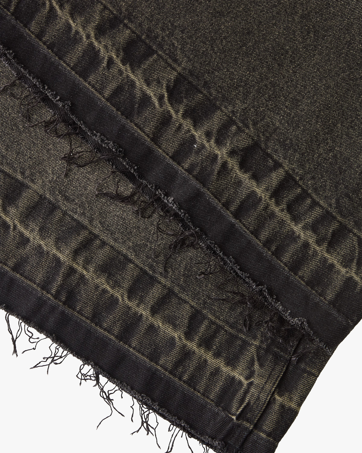 Old Baggy Denim Shorts Black