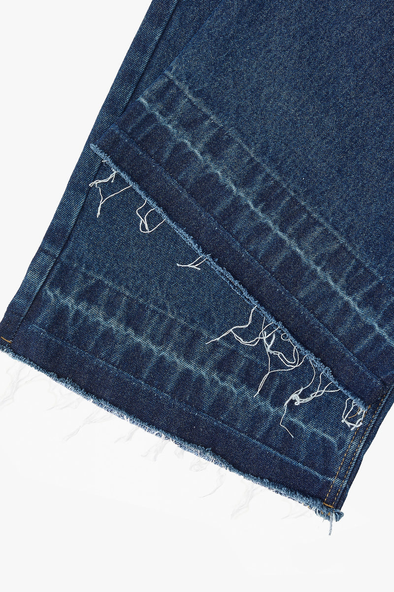 Old Baggy Jeans Stone Wash Indigo