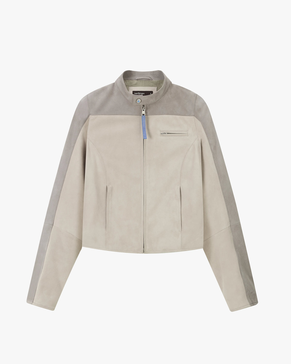 Racing Real Suede Leather Jacket