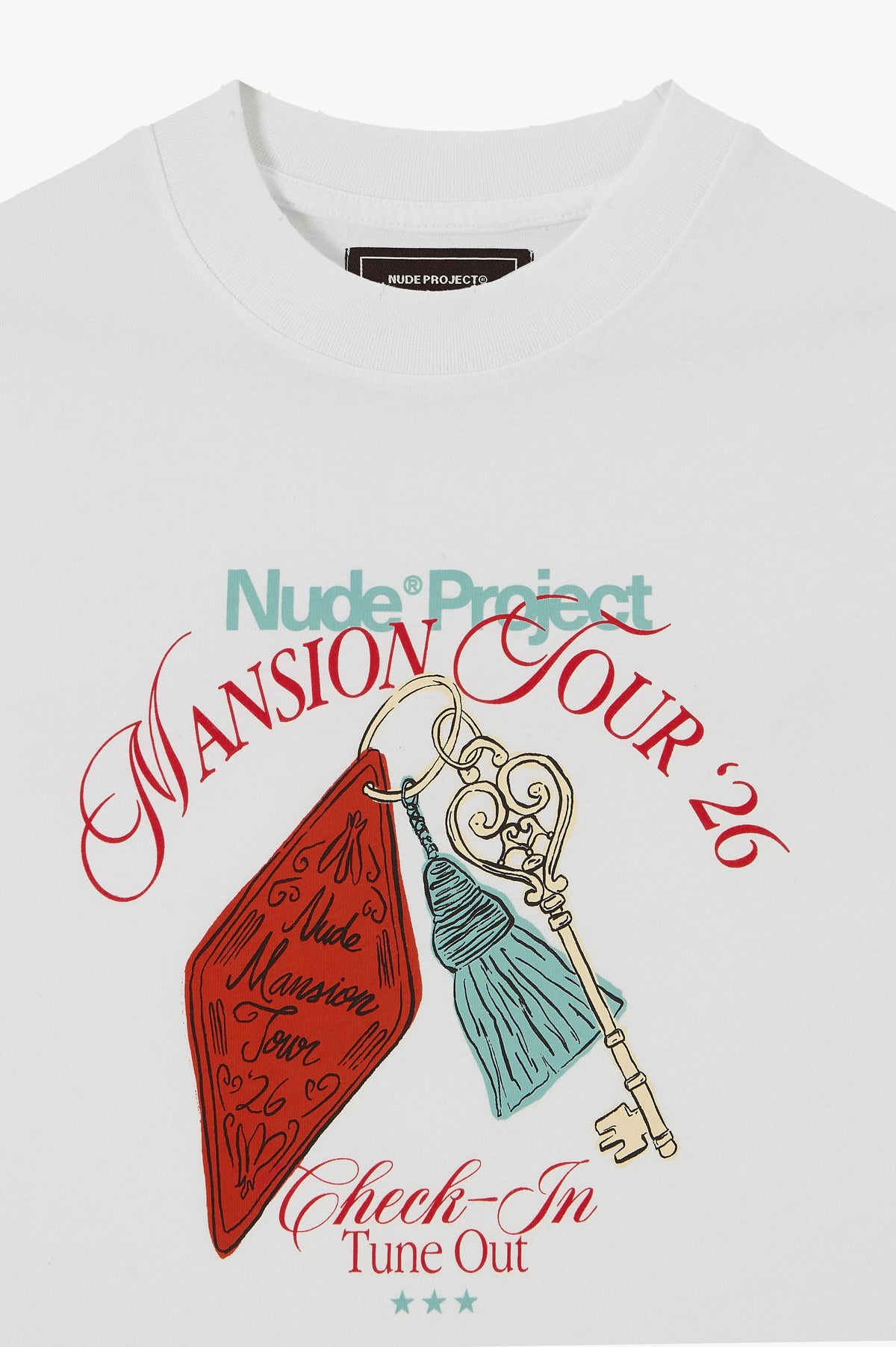 Mansion Key Tee White