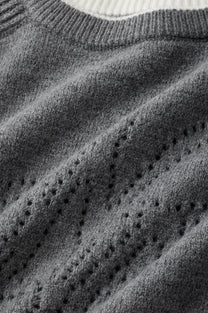 The Employee of the Month Knit Sweater Ash