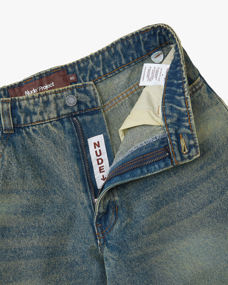 Old Baggy Jeans Light Indigo Dirty Wash
