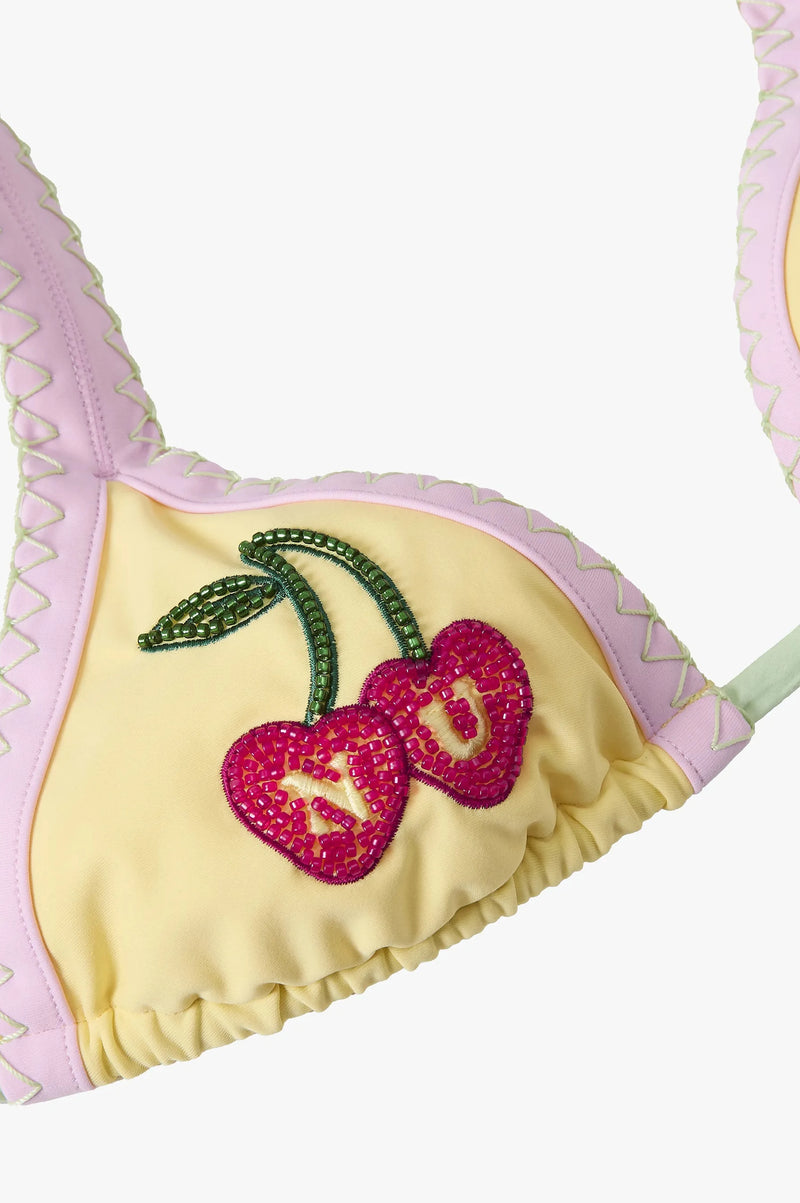 Top Bikini Coralite Giallo